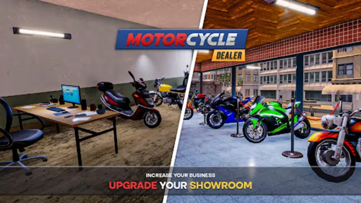 Motorcycle Dealer Bike Games android App screenshot 0